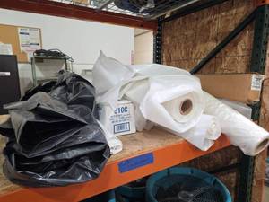 lot 7367 image: Clear Plastic Sheeting Roll Assortment 6 Mil