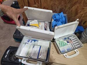 lot 7411 image: First Aid Kit Bundle with Medical Supplies