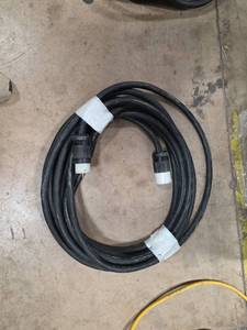 lot 7422 image: Heavy Duty Power Cable with Connectors