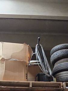 lot 7444 image: Bicycle Wheel Set with Tires & Cable