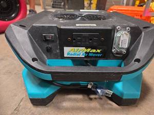 lot 7455 image: ServiceMaster AirMax Air Mover Blower Fan 110-120VAC