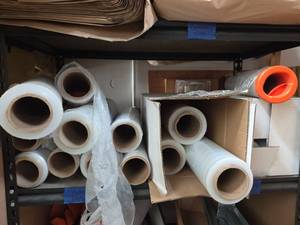 lot 7578 image: Stretch Wrap Rolls Clear Packing Material Lot