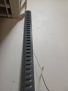 lot 7633 image: Gray Metal Cable Management Raceway