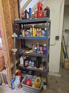 lot 7670 image: Lot of Automotive Fluids, Lubricants & Maintenance Supplies