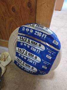 lot 7680 image: 142 G NM-B Indoor Wire 250 FT (3-Pack)