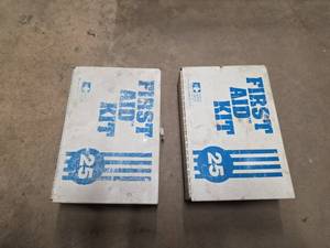 lot 7691 image: First Aid Kit Box Set Lot of 2