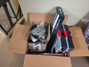 lot 7802 image: Aqua Aquariums Storage Toolbox with Accessories