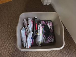 lot 7815 image: Lot of Assorted Nitrile Gloves and Respirator Filters