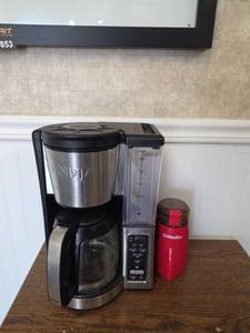 lot 7854 image: Ninja Coffee Maker with Blender Attachment