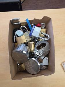 lot 7866 image: Lot of Padlocks and Security Hardware