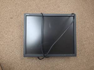 lot 7876 image: NEC AccuSync AS191 19in LCD Dual Monitor