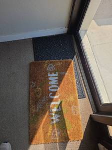 lot 7912 image: Welcome Home Coir Doormat