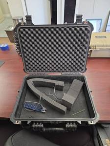lot 7958 image: Protective Equipment Case w Foam Insert & Cables