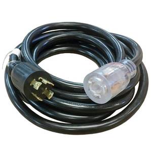 lot 18951 image: Reliance Controls Generator Cord 30A 104 20ft PC3020