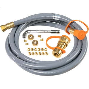 lot 18959 image: Blackstone Propane to Natural Gas Conversion Kit 10ft Hose