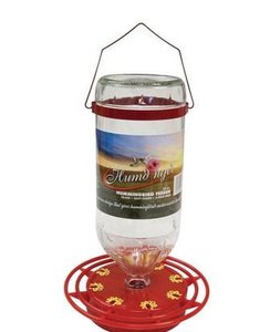 lot 18976 image: Humdinger Hummingbird Feeder Nectar Bottle Replacement, 32 oz