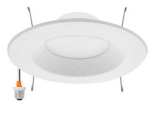 lot 19004 image: Elite LED Recessed Ceiling Light Fixture, 6 Pack