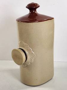lot 132 image: Vintage Stoneware Hot Water Bottle&nbsp