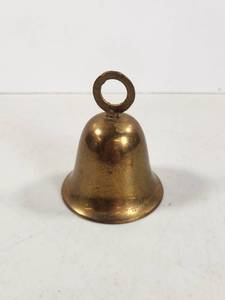 lot 169 image: Brass Bell with Loop Handle and Clapper