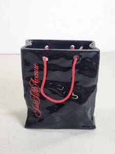 lot 194 image: Vintage Saks Fifth Avenue Ceramic Shopping Bag Vase