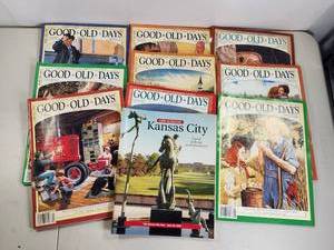 lot 266 image: Good Old Days Magazine Lot 1994-1999 Multiple Issues Plus Kansas City Almanac