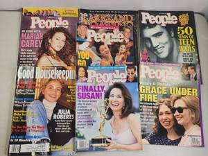 lot 267 image: People Weekly Magazine Lot 1990s Issues Good Housekeeping Lakeland Boating