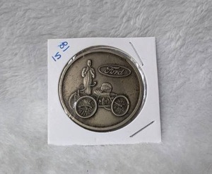 lot 1500 image: Ford Commemorative Medal Early Automobile Design