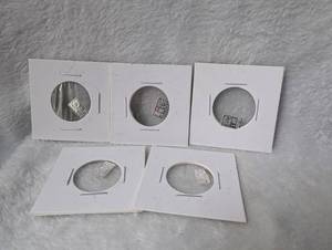 lot 1517 image: Lot of 5 Coin Holders with 1 Gram .999 Fine Silver Bars