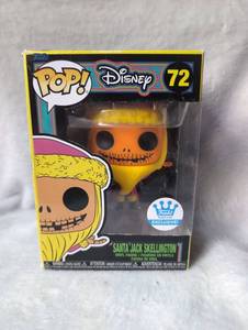 lot 2000 image: Funko Pop Disney Tim Burtons The Nightmare Before Christmas Santa Jack Skellington #72