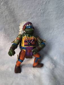 lot 2011 image: Vintage 1992 Leonardo Wacky Wild West Chief Action Figure
