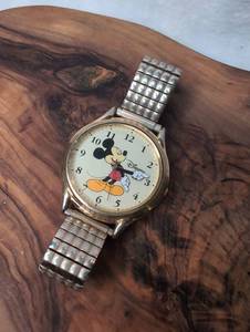 lot 3201 image: Disney Mickey Mouse Watch with Metal Expansion Band