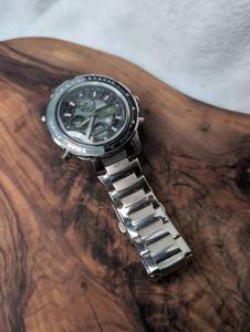 lot 3203 image: Infantry Analog Digital Chronograph Watch Stainless Steel