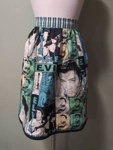 lot 1504 image: Elvis Presley Photo Collage Apron Skirt