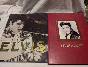 lot 2802 image: Elvis Album Book  20th Anniversary Edition Book - 2 ct