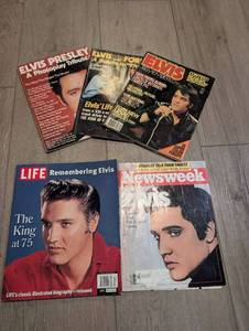 lot 2824 image: Elvis Presley Magazine Collection - 5 Publications