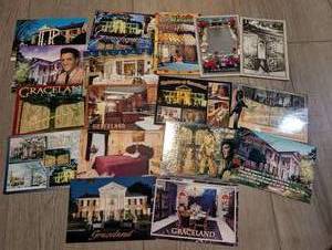 lot 2827 image: Graceland Lot Postcards Photographs Elvis Memorabilia