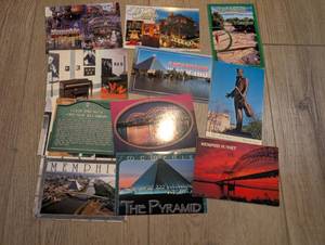 lot 2828 image: Memphis Tourism Postcards and Souvenir Cards Lot