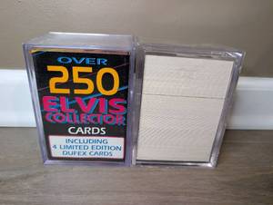 lot 2835 image: Over 250 Elvis Collector Cards Including 4 Limited Edition Dufex Cards