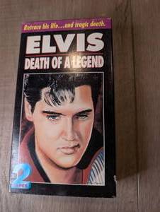 lot 2952 image: Elvis Death of a Legend 2-Tape VHS Collector Set Quality Video 1997