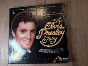 lot 2962 image: The Elvis Presley Story Limited Edition Collectors Treasure Box Vinyl Set