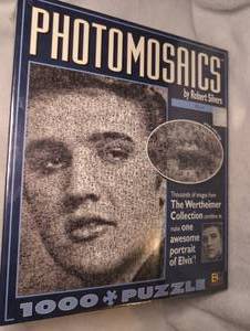 lot 3002 image: Photomosaics Photomosaic by Robert Silvers 1026 Piece Puzzle 27 x 20 - sealed