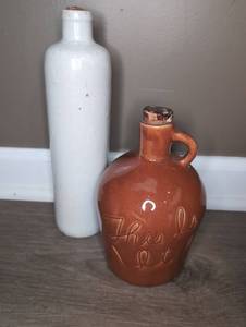 lot 4006 image: Vintage This is it House of Webster Whiskey Jug  James R Beam Pottery Liquor Bottle&nbsp