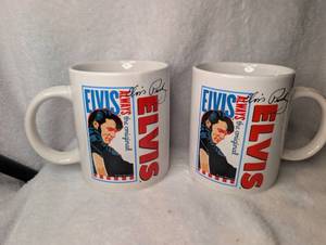 lot 4016 image: Elvis Presley Coffee Mugs - 2 ct