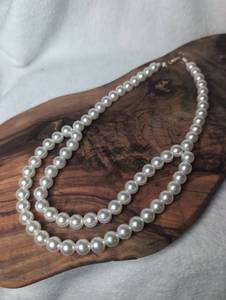 lot 6003 image: Vintage Faux Pearl Beaded Necklace&nbsp
