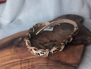 lot 6008 image: Bijoux Berck Decorative Bowl with Metal Chain Handle