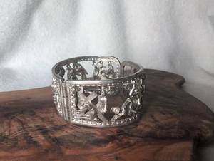 lot 6206 image: Decorative Metal Cuff Bracelet&nbsp