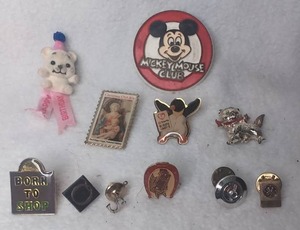 lot 6402 image: Collectible Pin Lot 10 Pieces Including Mickey Mouse Club&nbsp