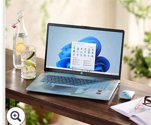 lot 1500 image: $879 HP 17 Touch AMD R5 16GB 1TB SSD
