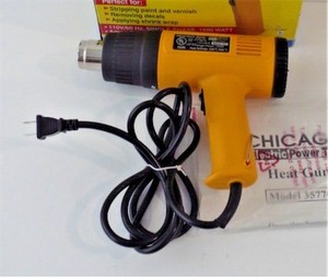 lot 1526 image: Chicago Electric Power Tools 1500W Dual-Temperature Heat Gun
