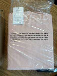lot 1586 image: Home Reflections Double Brushed Sheet Set w Extra Cases QUEEN BLUSH